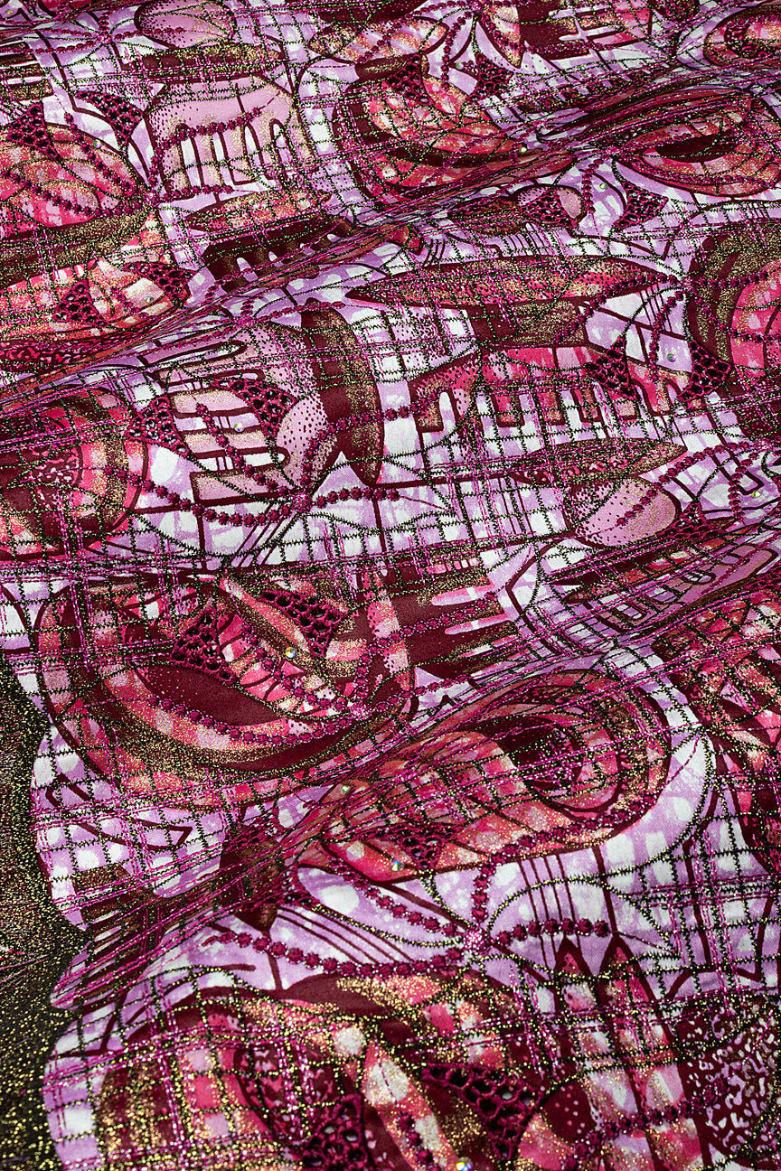 Vlisco Grand Super Exclusive Wax with Lace Embroidery - VHL5245