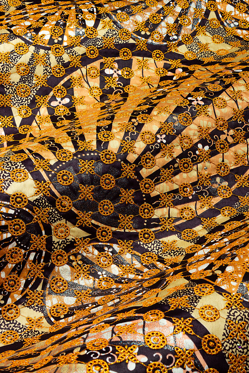 Vlisco Grand Super Exclusive Wax with Lace Embroidery - VHL5337