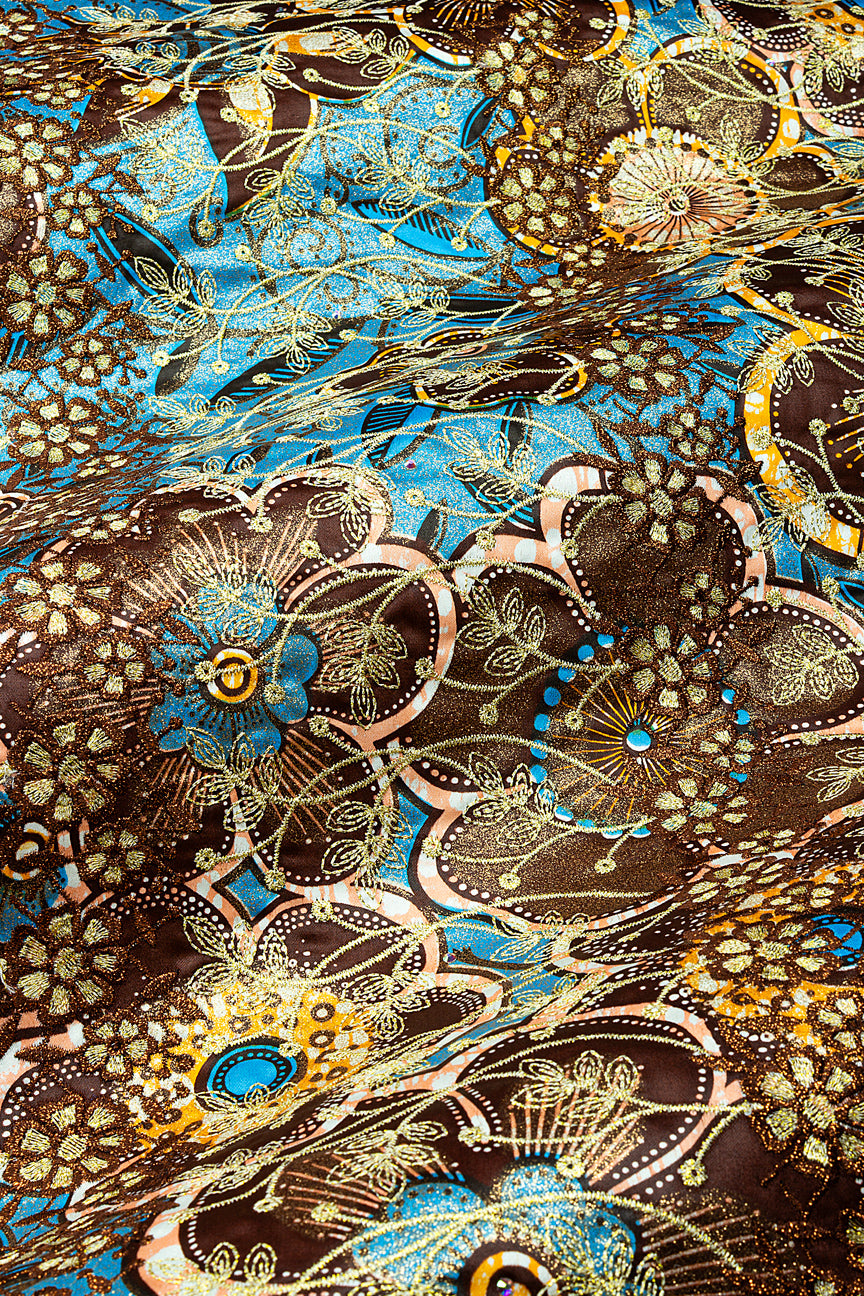 Vlisco Grand Super Exclusive Wax with Lace Embroidery - VHL5339