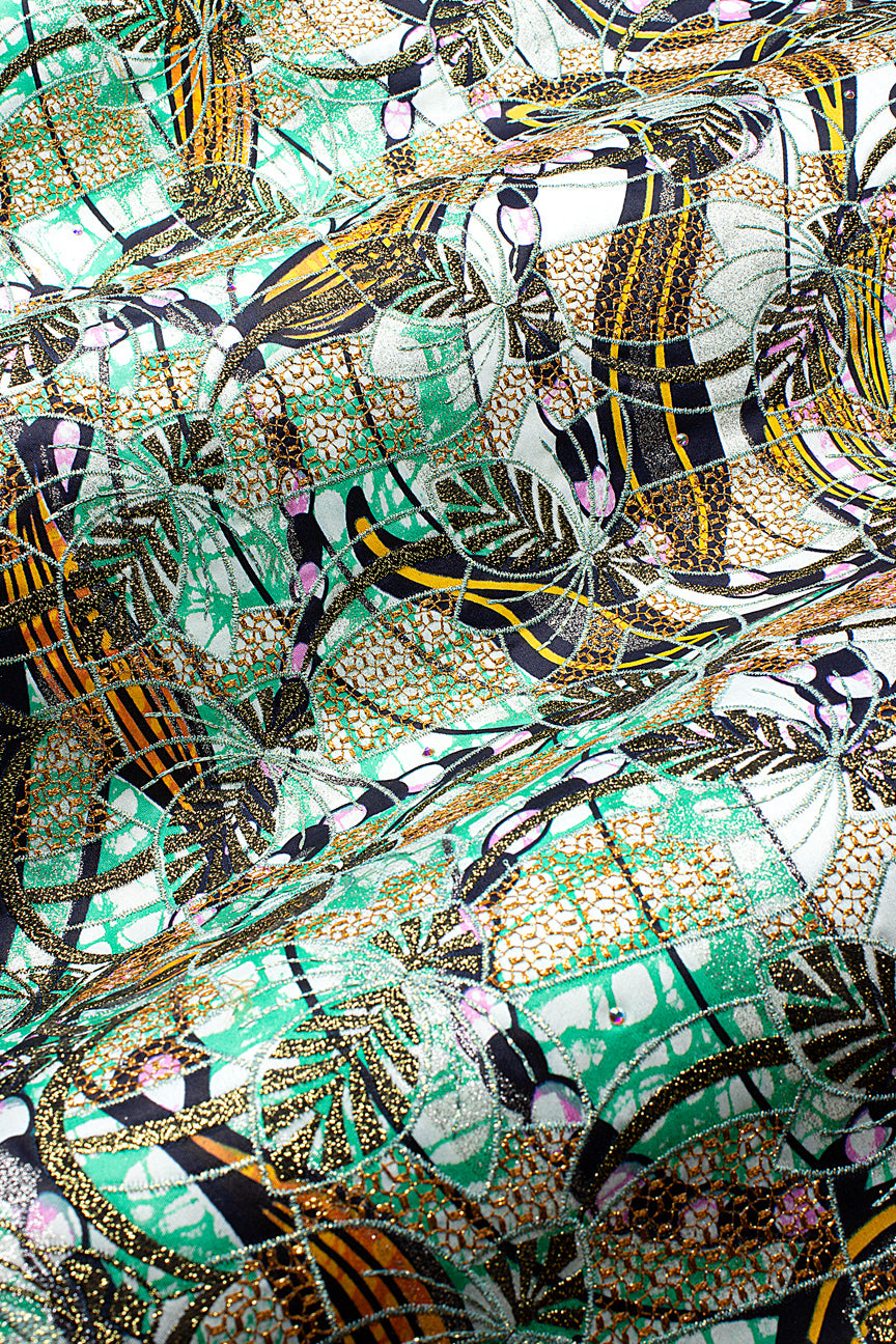 Vlisco Grand Super Exclusive Wax with Lace Embroidery - VHL5344