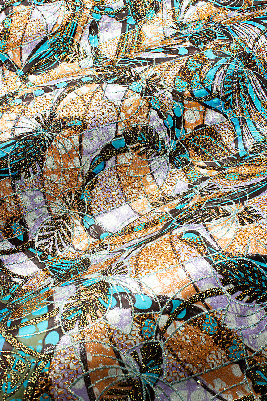 Vlisco Grand Super Exclusive Wax with Lace Embroidery - VHL5345
