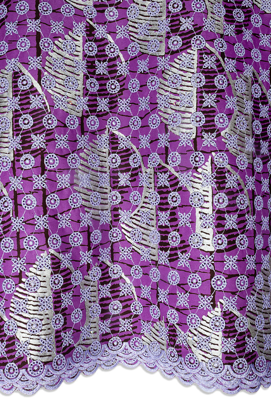 Vlisco Holland Gold with Lace Embroidery - VHL5341