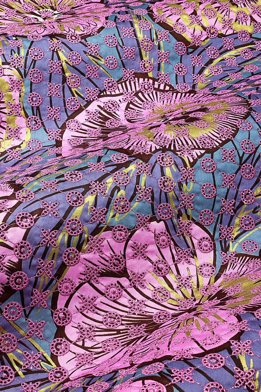 Vlisco Holland Gold with Lace Embroidery - VHL5342