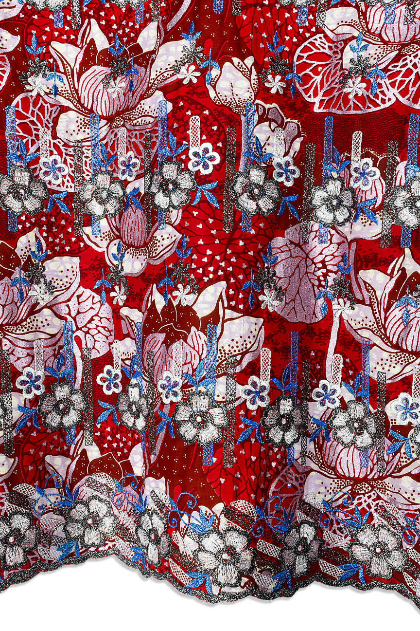 Vlisco Holland Gold with Lace Embroidery - VHL5426
