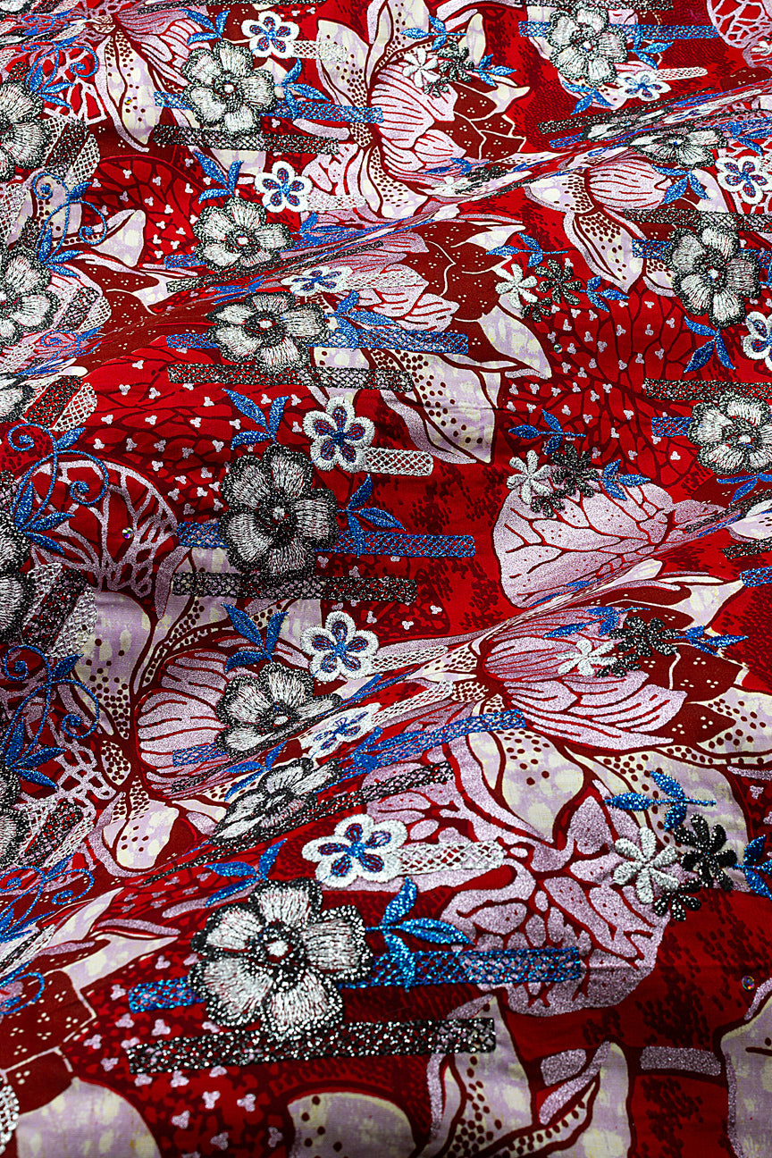 Vlisco Holland Gold with Lace Embroidery - VHL5426