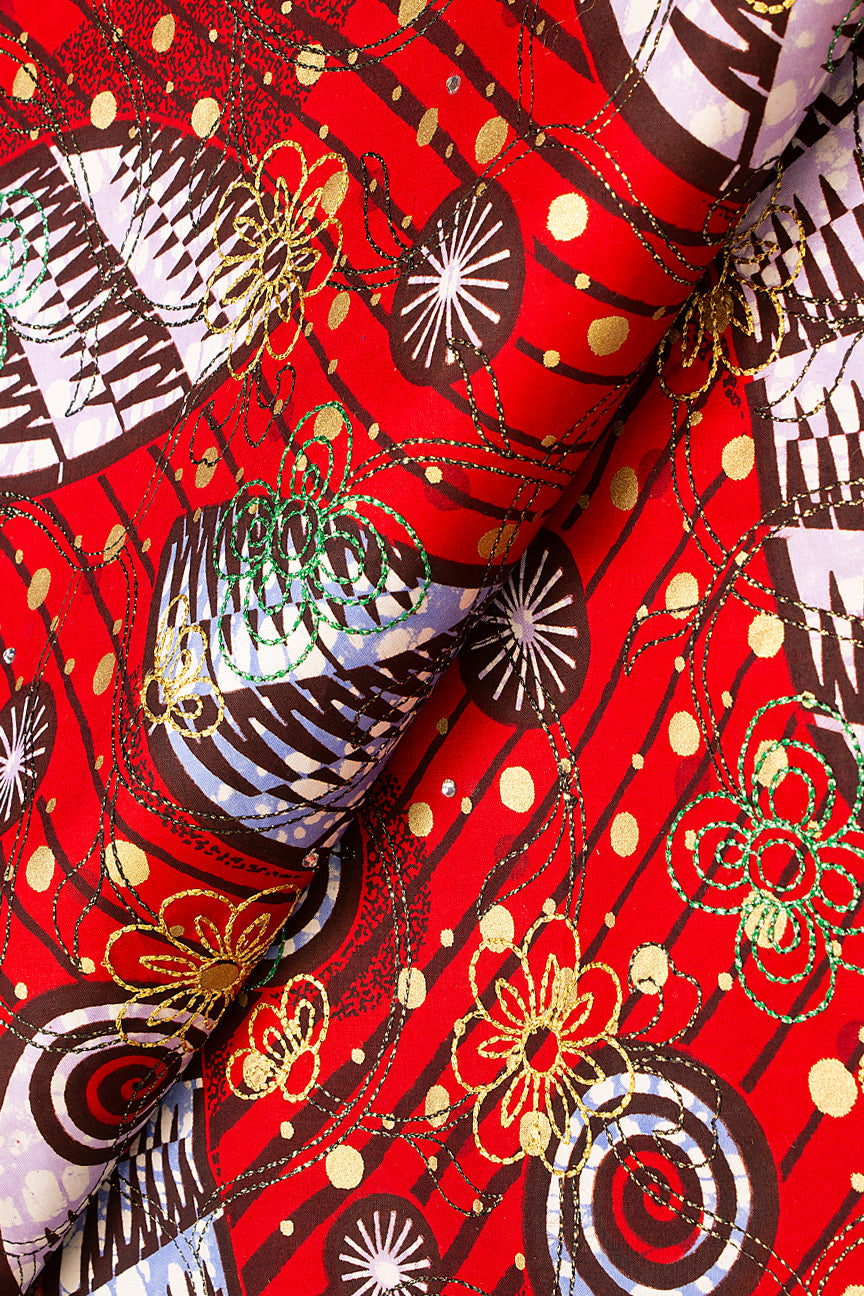 Premium Vlisco Exclusive with Lace Embroidery - PVHL008