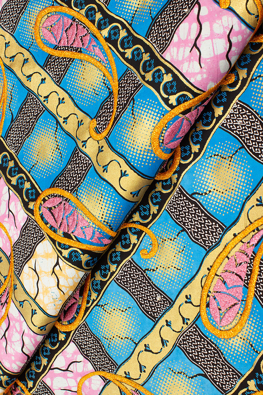 Vlisco Super Wax Gold Exclusive with Lace Embroidery - VHL5112