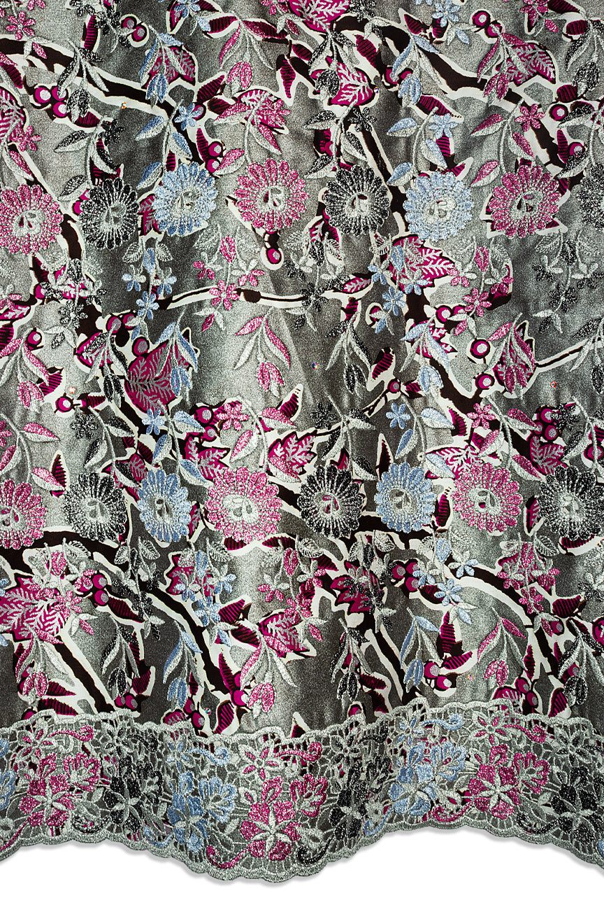 Vlisco Glitter Glam with Lace Embroidery - VHL5232