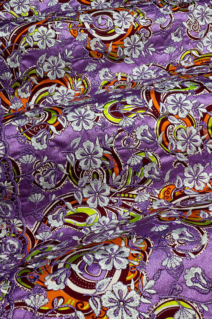 Vlisco Glitter Glam with Lace Embroidery - VHL5235