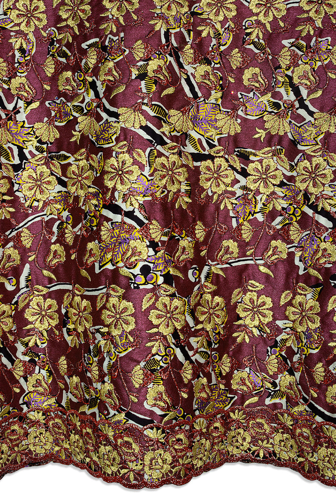 Vlisco Glitter Glam with Lace Embroidery - VHL5237