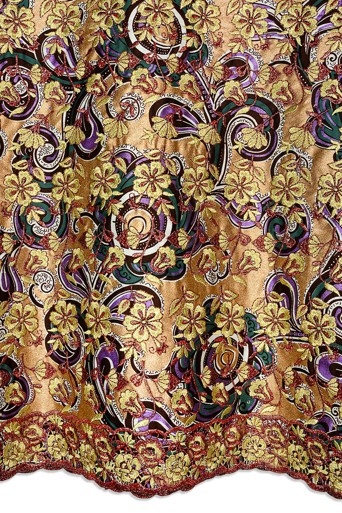 Vlisco Glitter Glam with Lace Embroidery - VHL5238