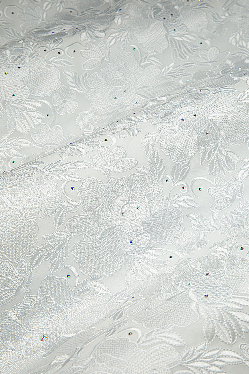 Celebrant Swiss Voile Lace - SWC098 - White