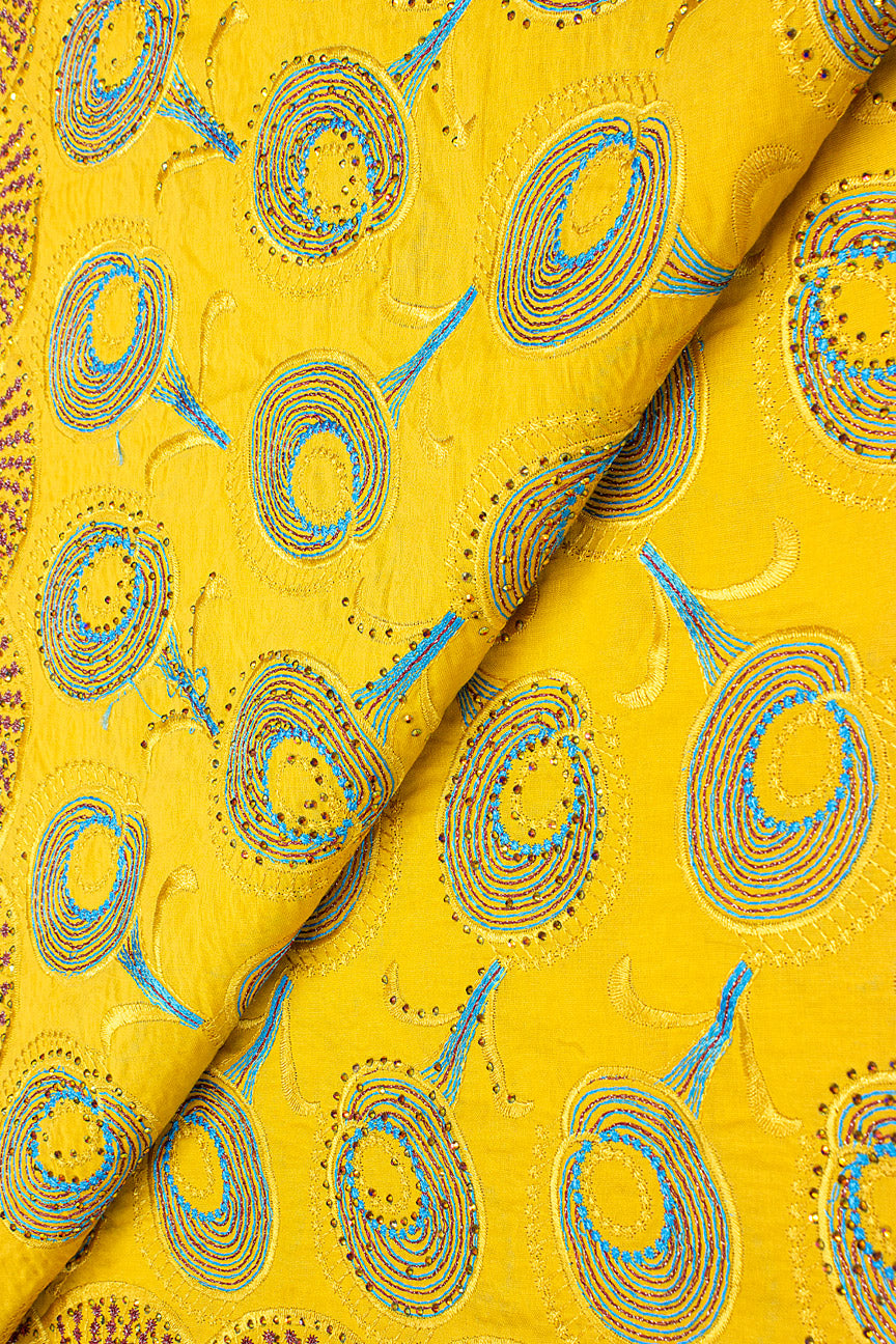 Voile Lace Exclusive in Sunshine Yellow, Turquoise & Pink - VL529