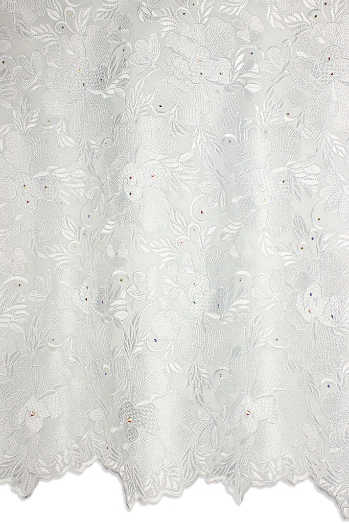 Celebrant Swiss Voile Lace - SWC098 - White