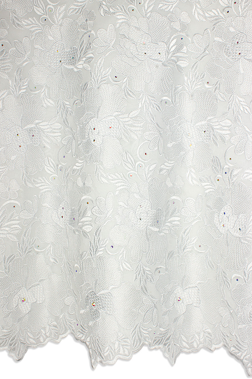 Celebrant Swiss Voile Lace - SWC098 - White