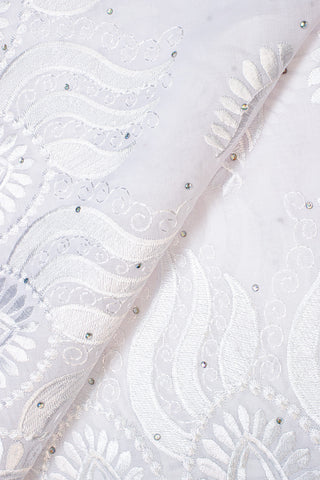 Exclusive Voile Lace  - EXL053 - White