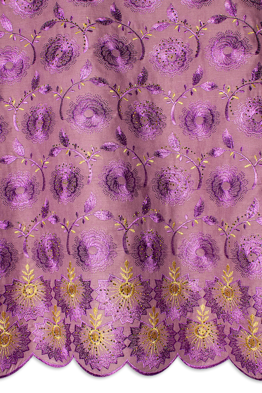 Voile Lace Exclusive in Pink & Gold - VL574