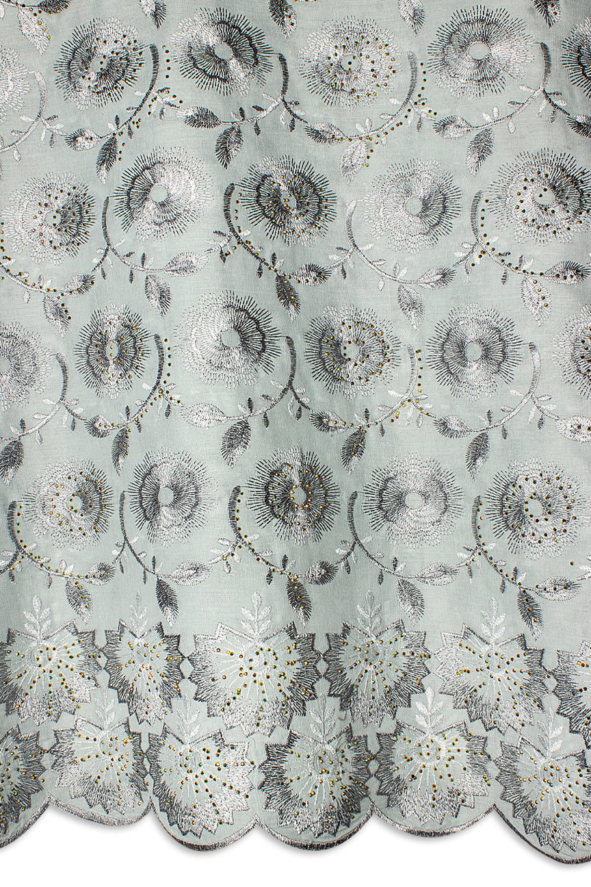 Voile Lace Exclusive in Ash & Grey - VL575