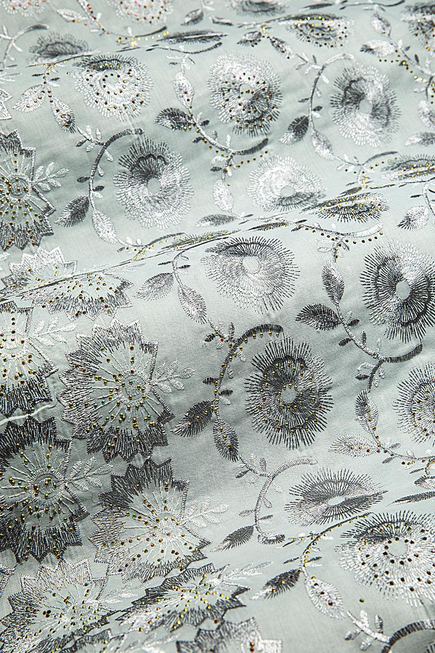 Voile Lace Exclusive in Ash & Grey - VL575