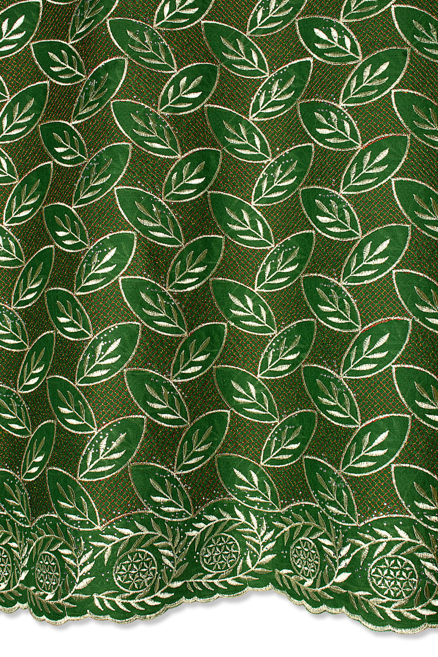 Voile Lace in Emerald Green - VL587