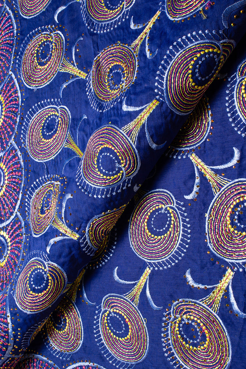 Voile Lace Exclusive in Royal Blue - VL5127