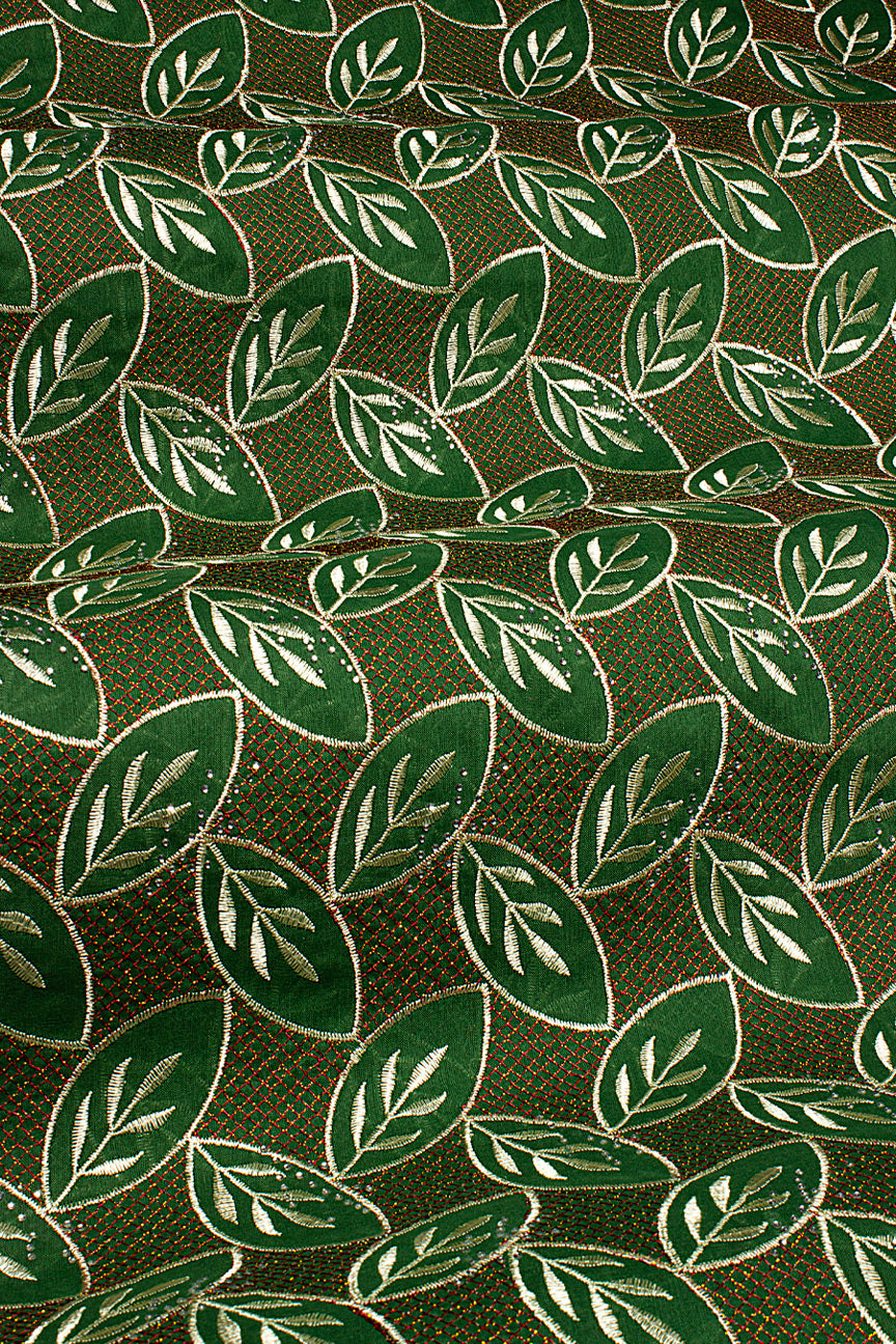 Voile Lace in Emerald Green - VL587