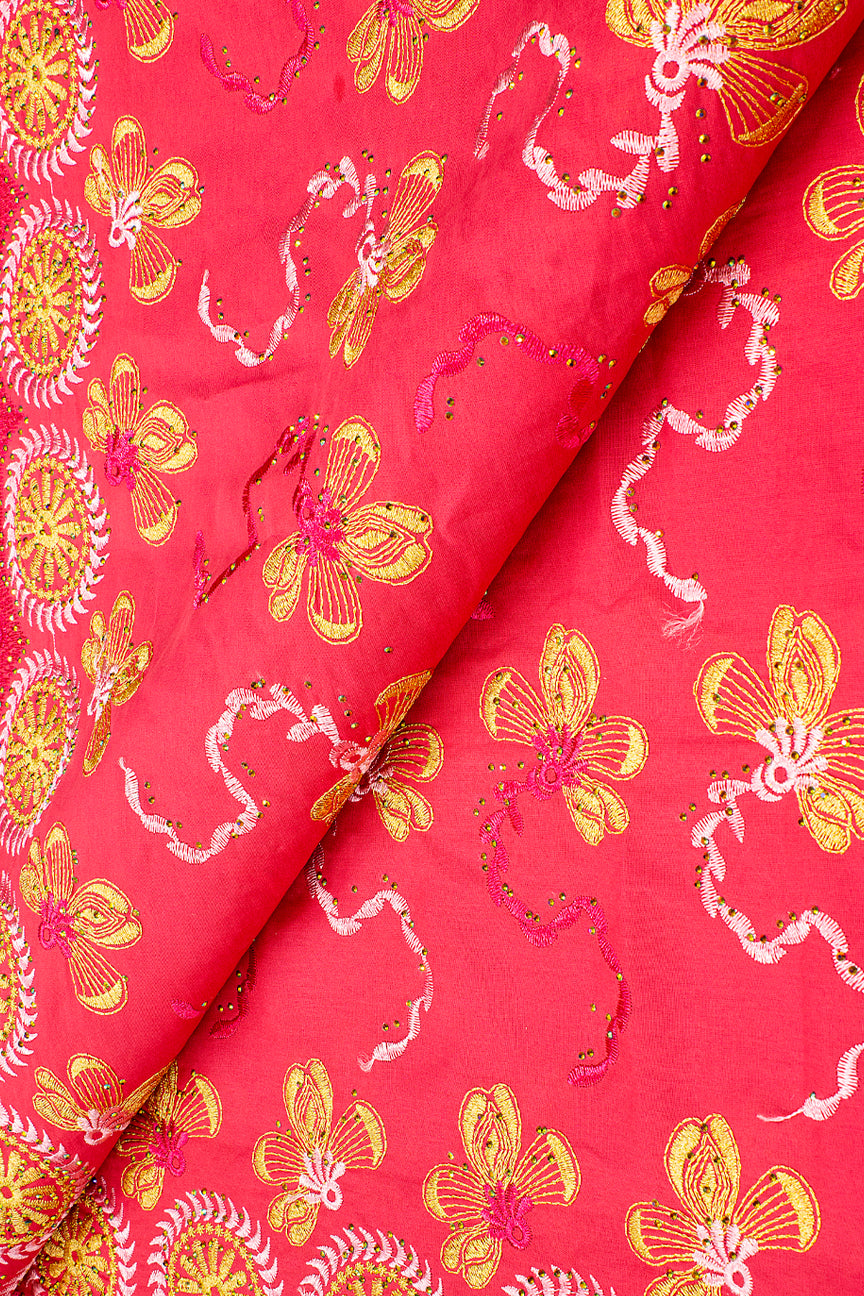 Voile Lace Exclusive in Pink & Gold - VL5167