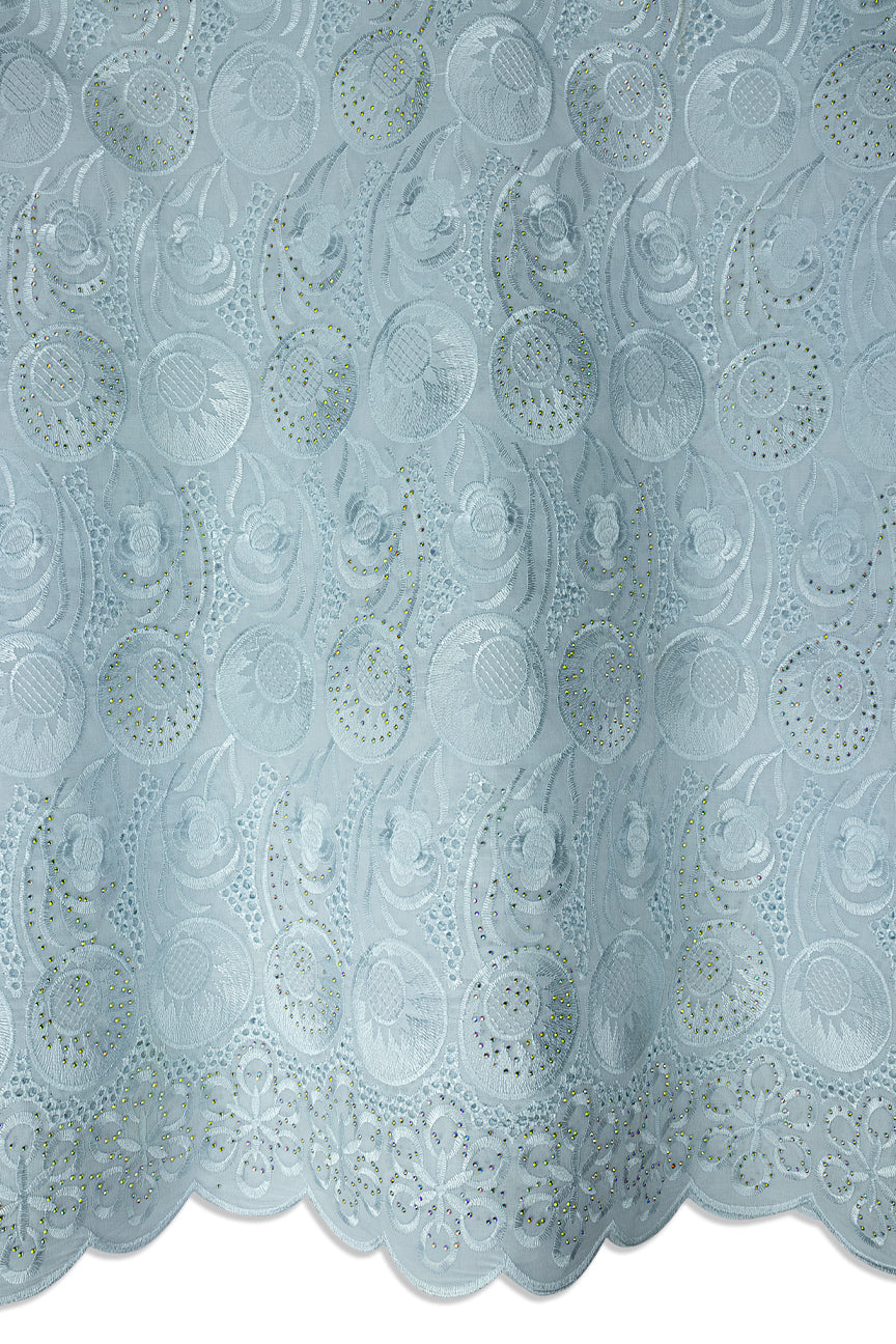 Voile Lace in White - VL640