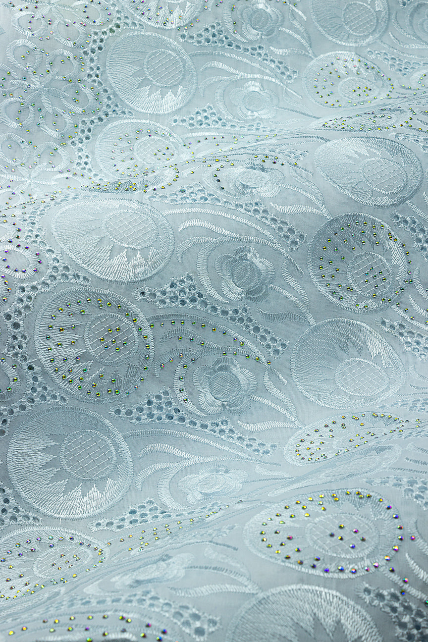 Voile Lace in White - VL640