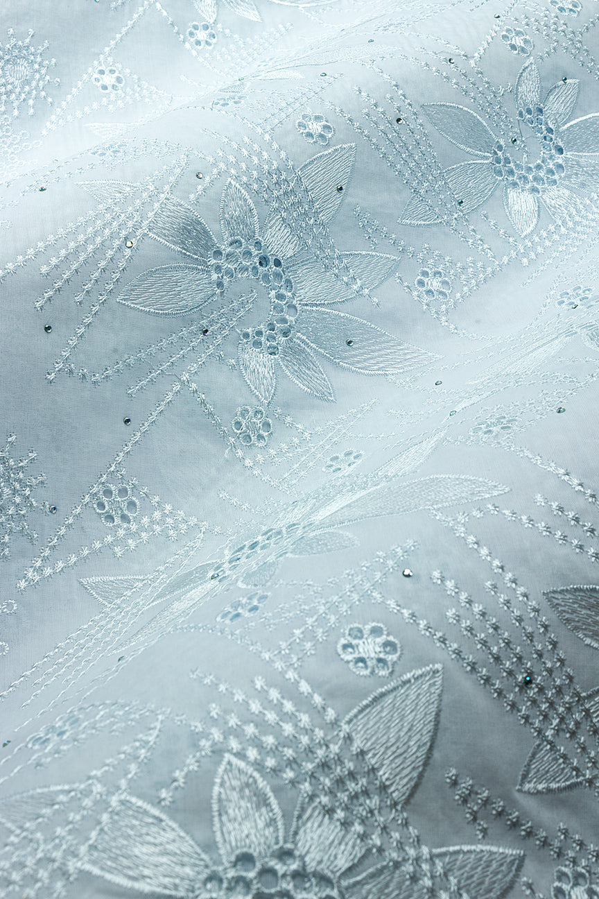 Voile Lace in White - VL712