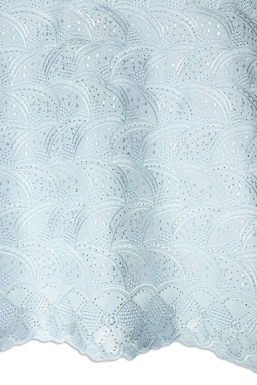 Voile Lace in White - VL665
