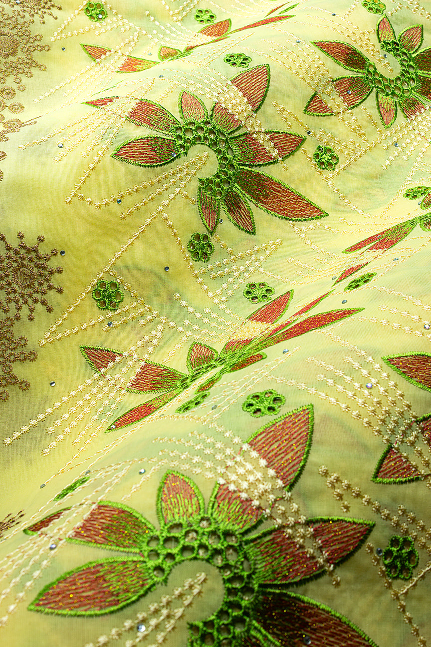 Voile Lace in Gold - VL715
