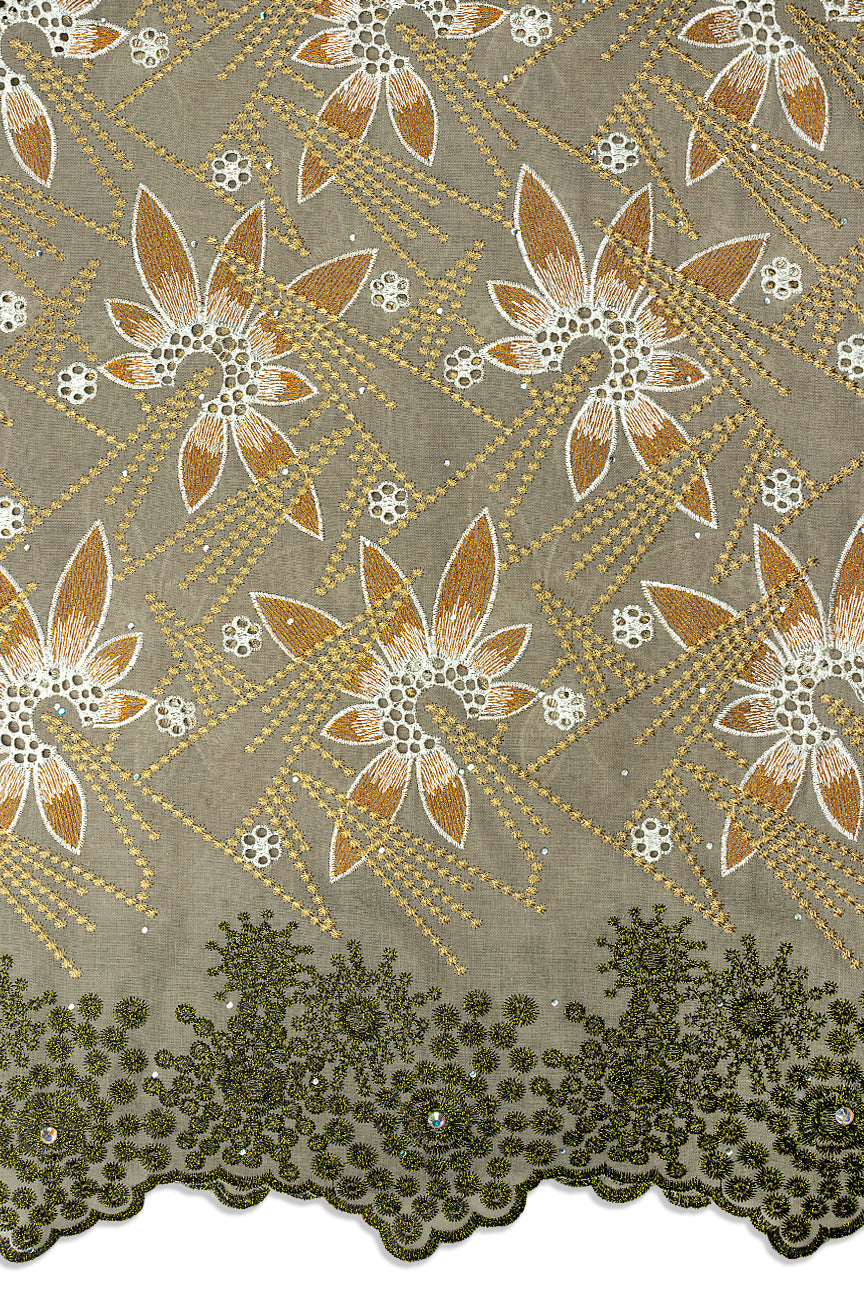 Voile Lace in Brown - VL716