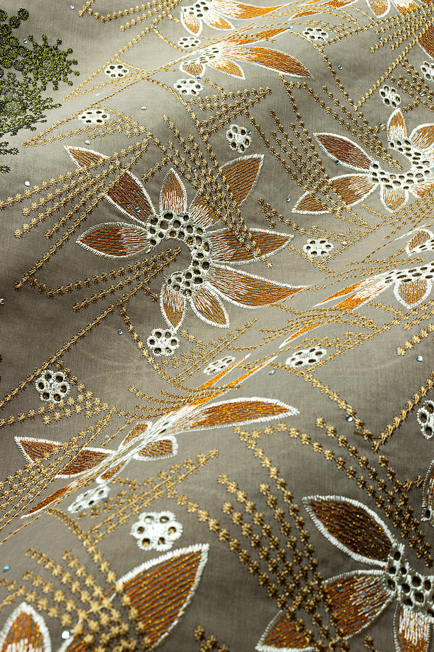 Voile Lace in Brown - VL716
