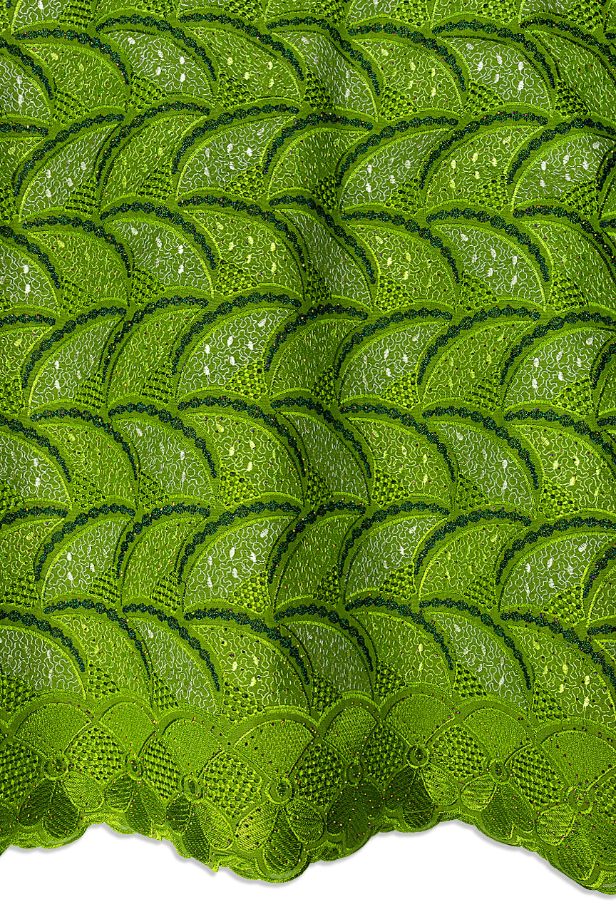 Voile Lace in Lime - VL667