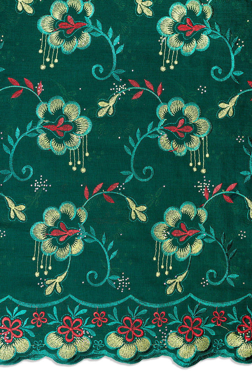Voile Lace in Emerald Green - VL701