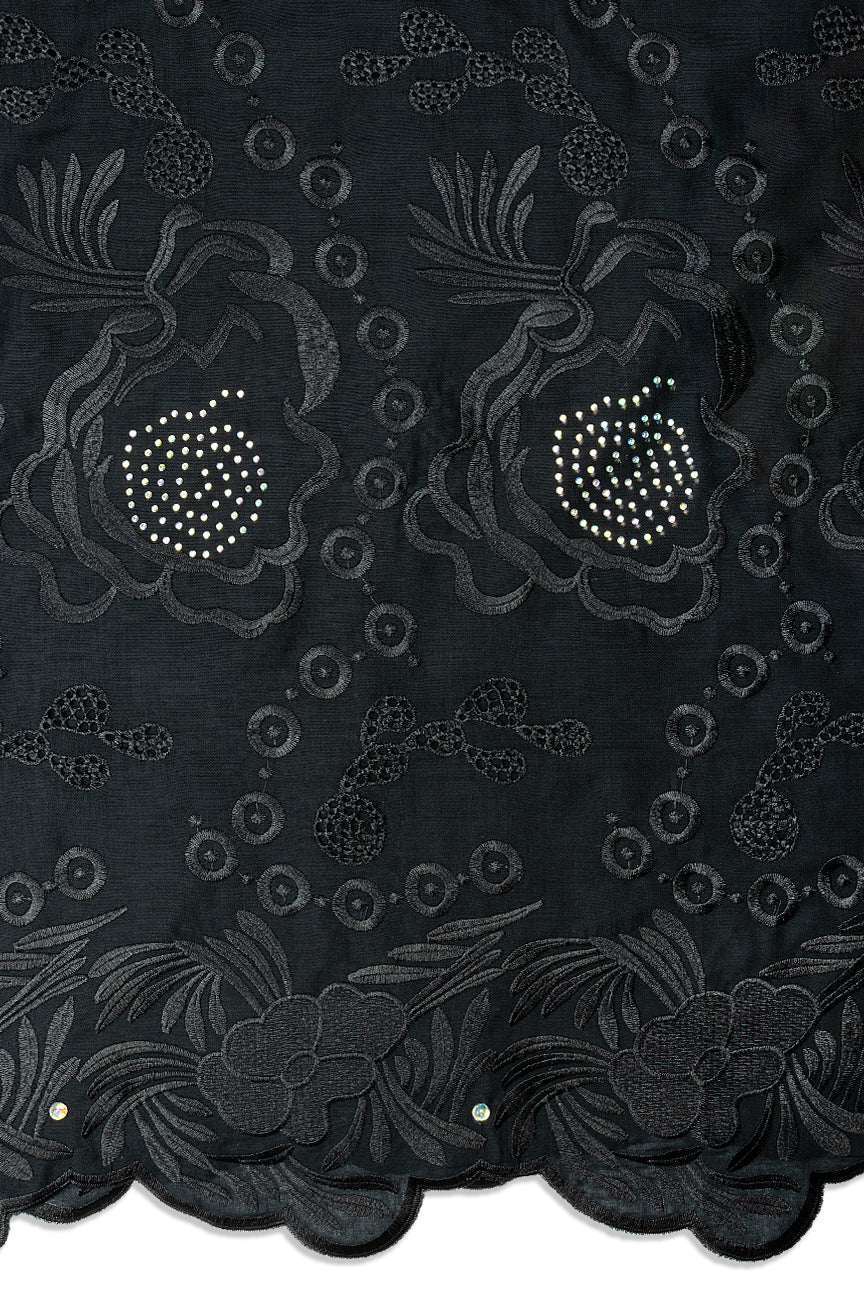 Voile Lace in Black - VL721