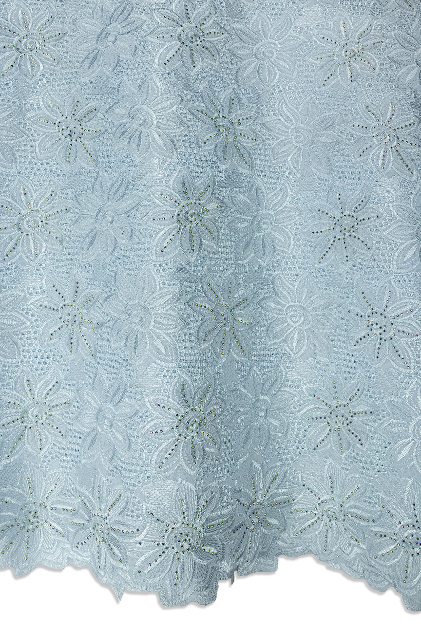 Voile Lace in White - VL674