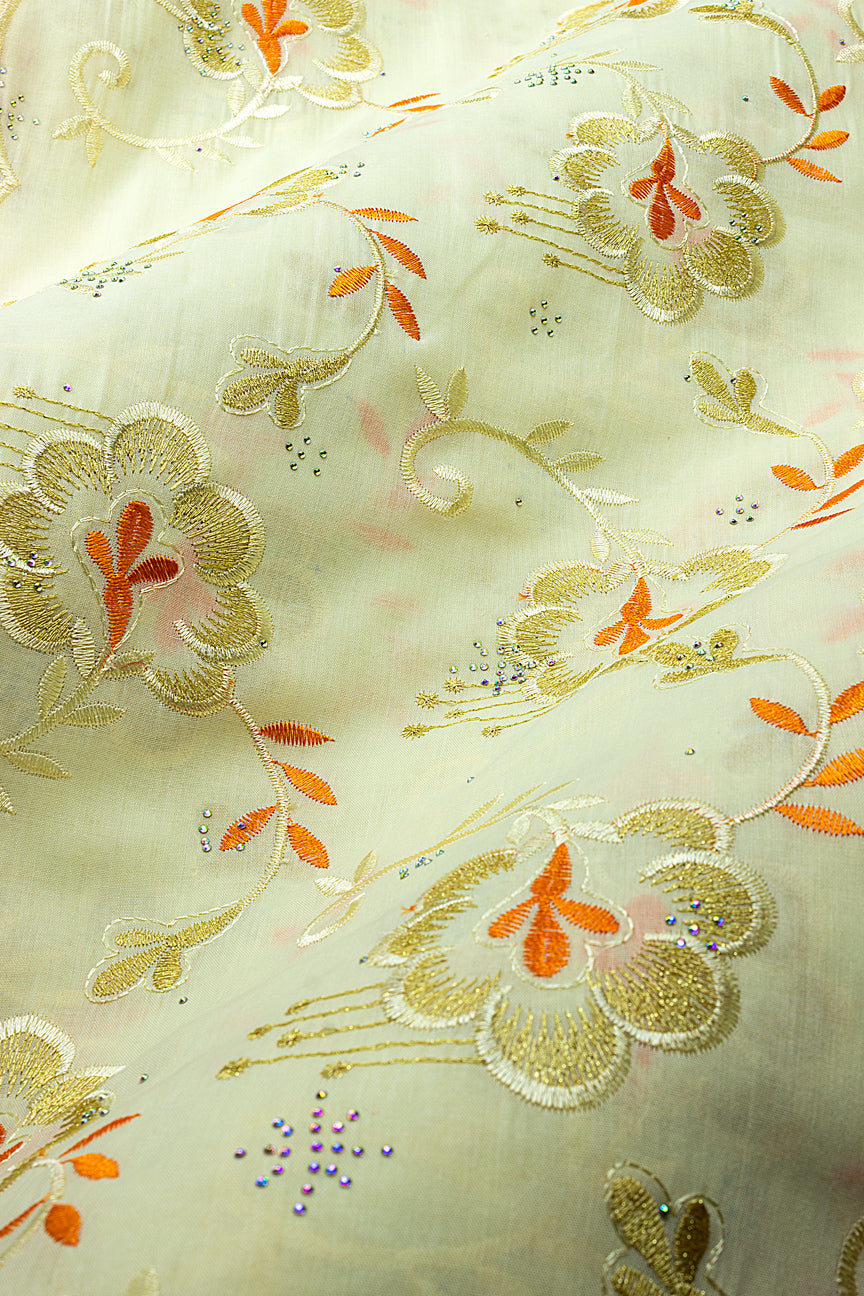 Voile Lace in Light Gold - VL702