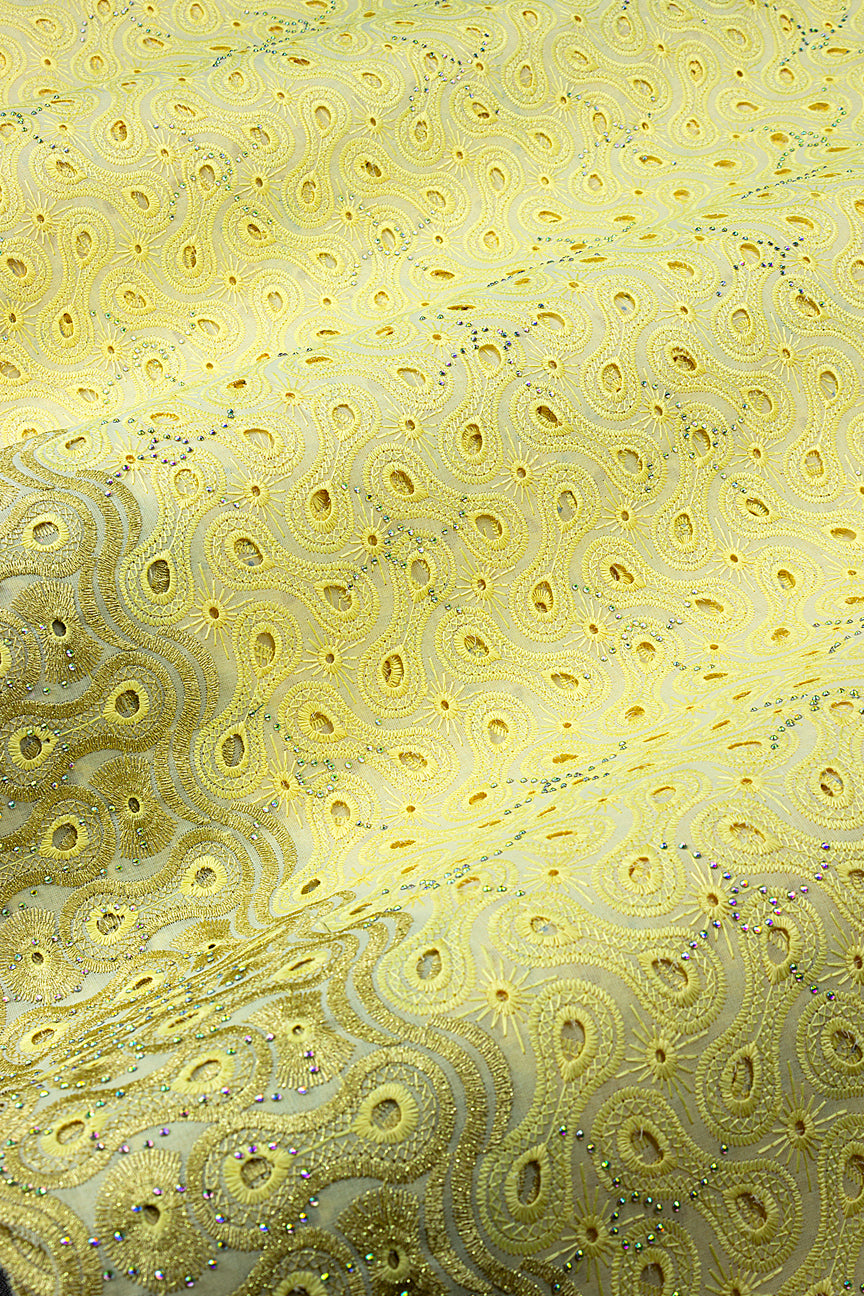 Voile Lace in Gold - VL686