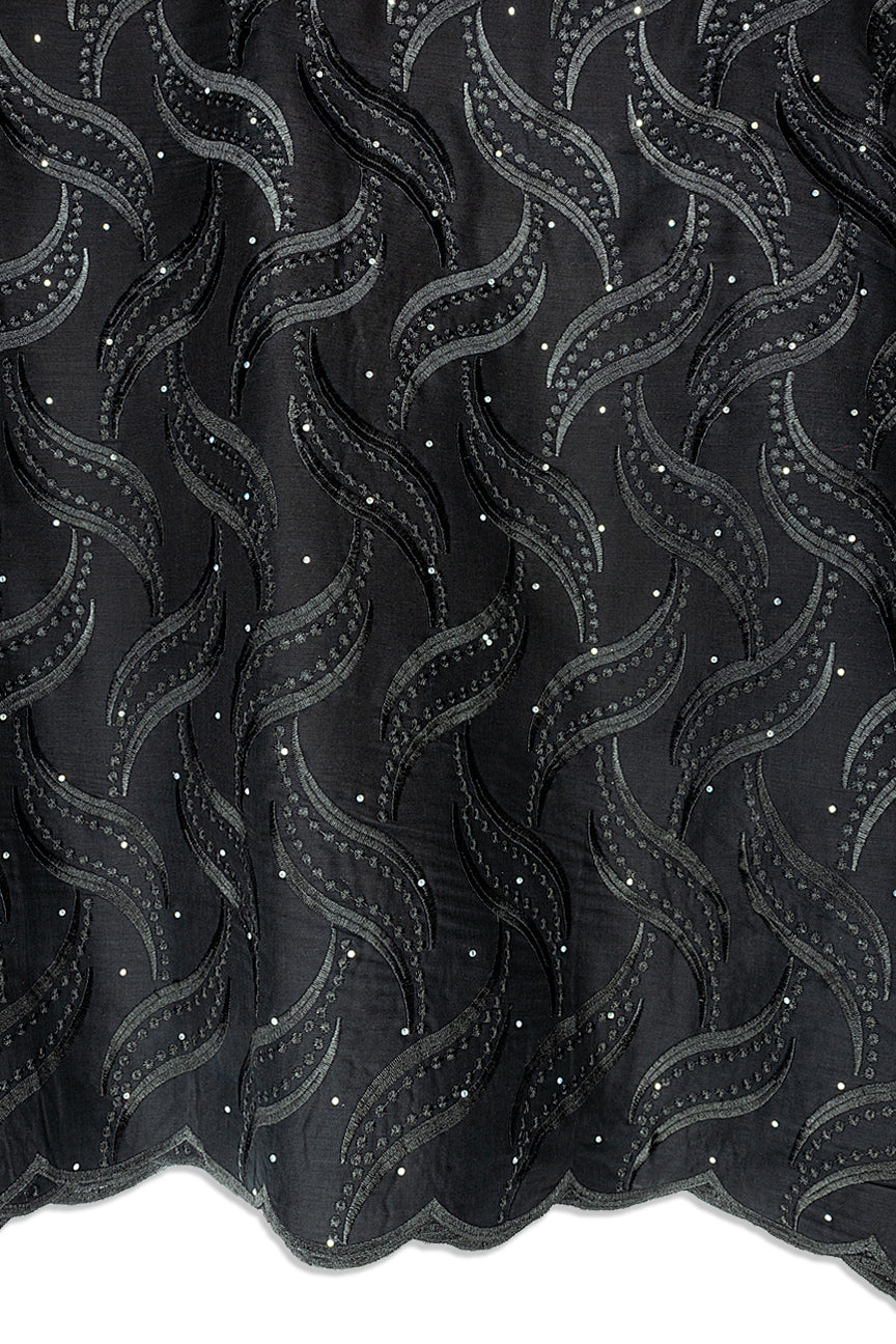 Voile Lace in Black - VL653