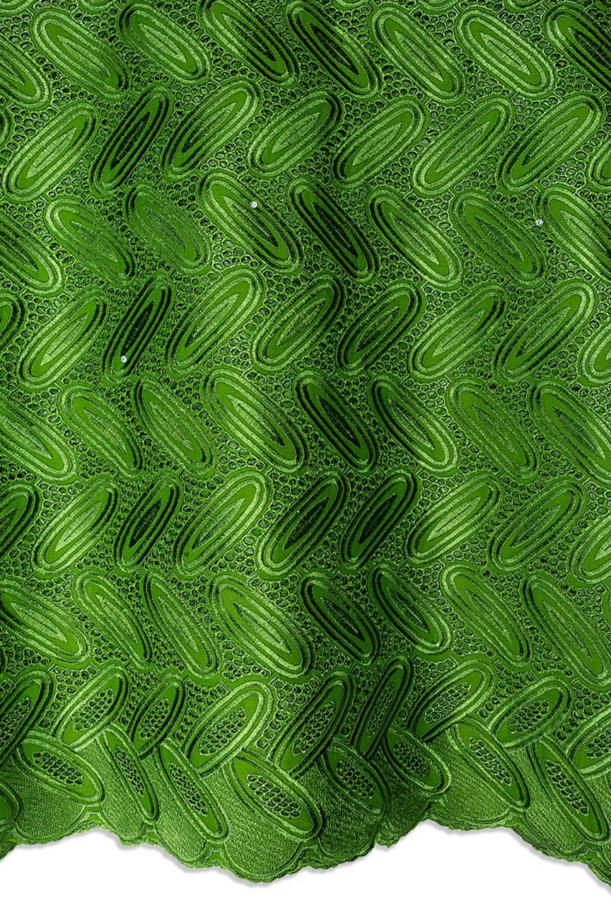 Voile Lace in Emerald Green  - VL6892