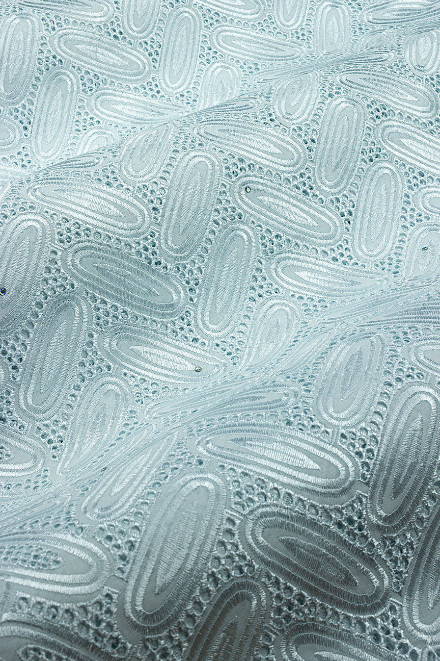 Voile Lace in White - VL6893