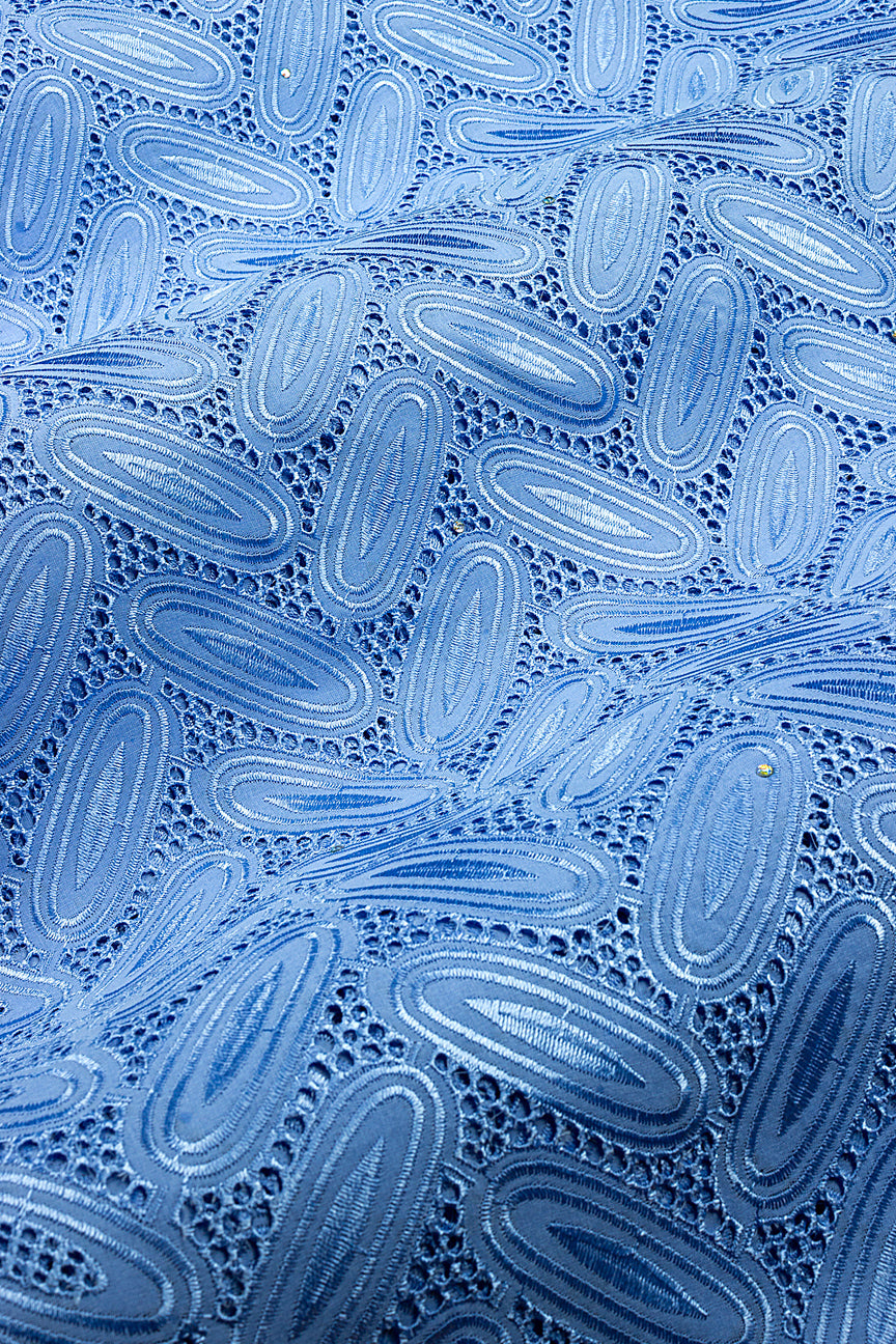 Dry Lace in Sky Blue - DL008