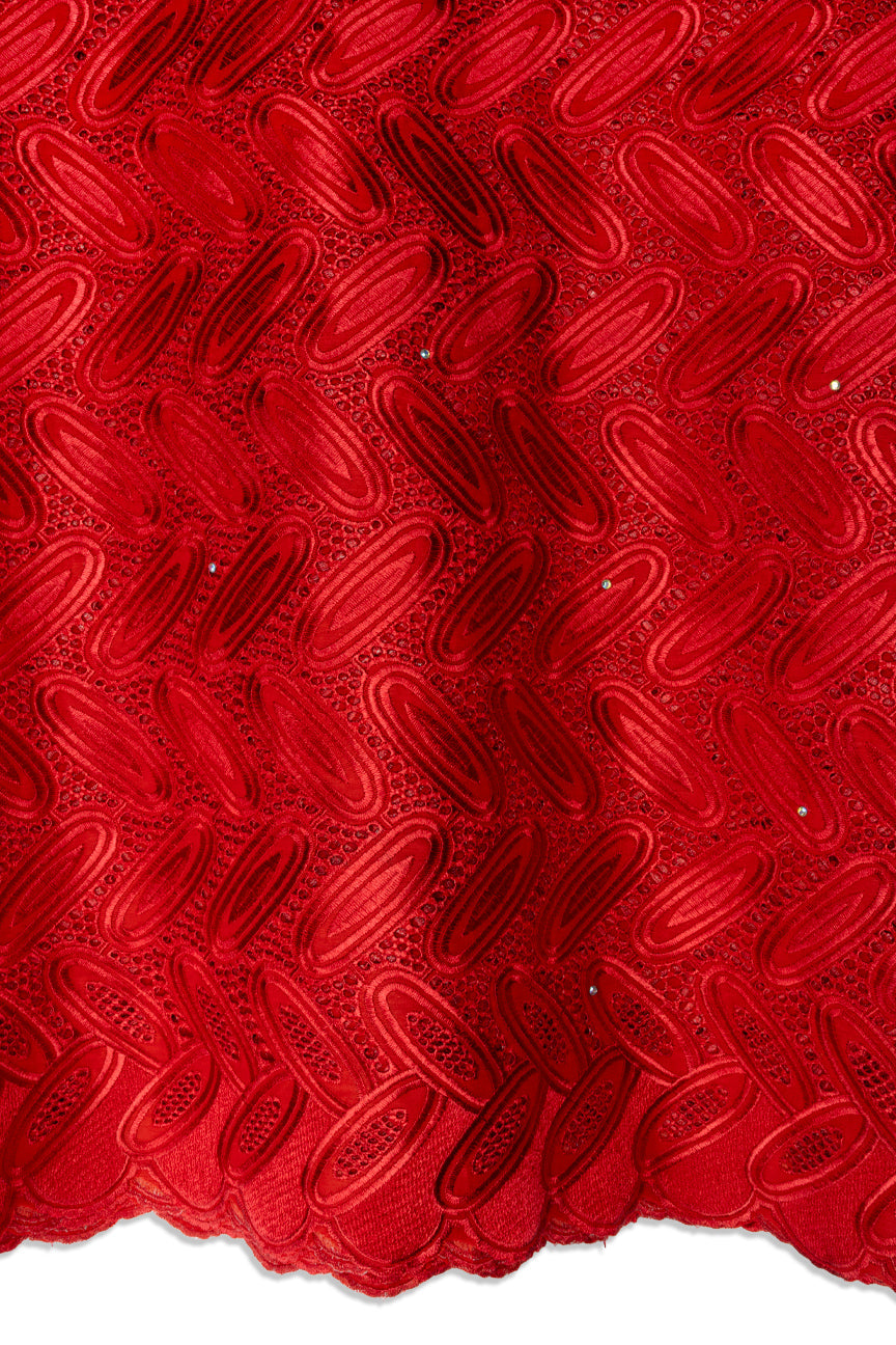 Dry Lace in Royal Red - DL0011