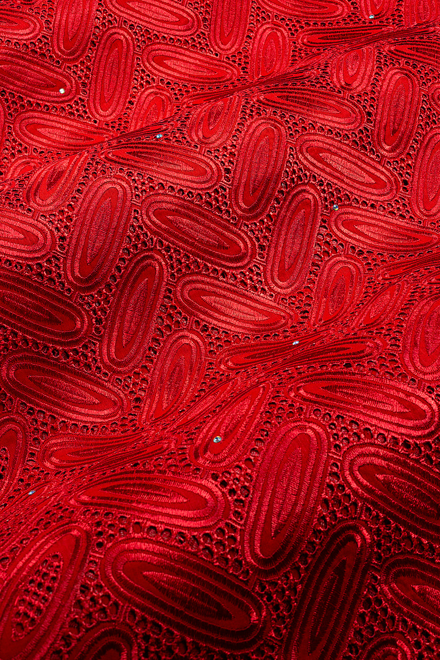 Dry Lace in Royal Red - DL0011
