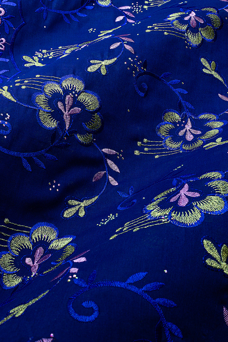 Voile Lace in Royal Blue- VL704