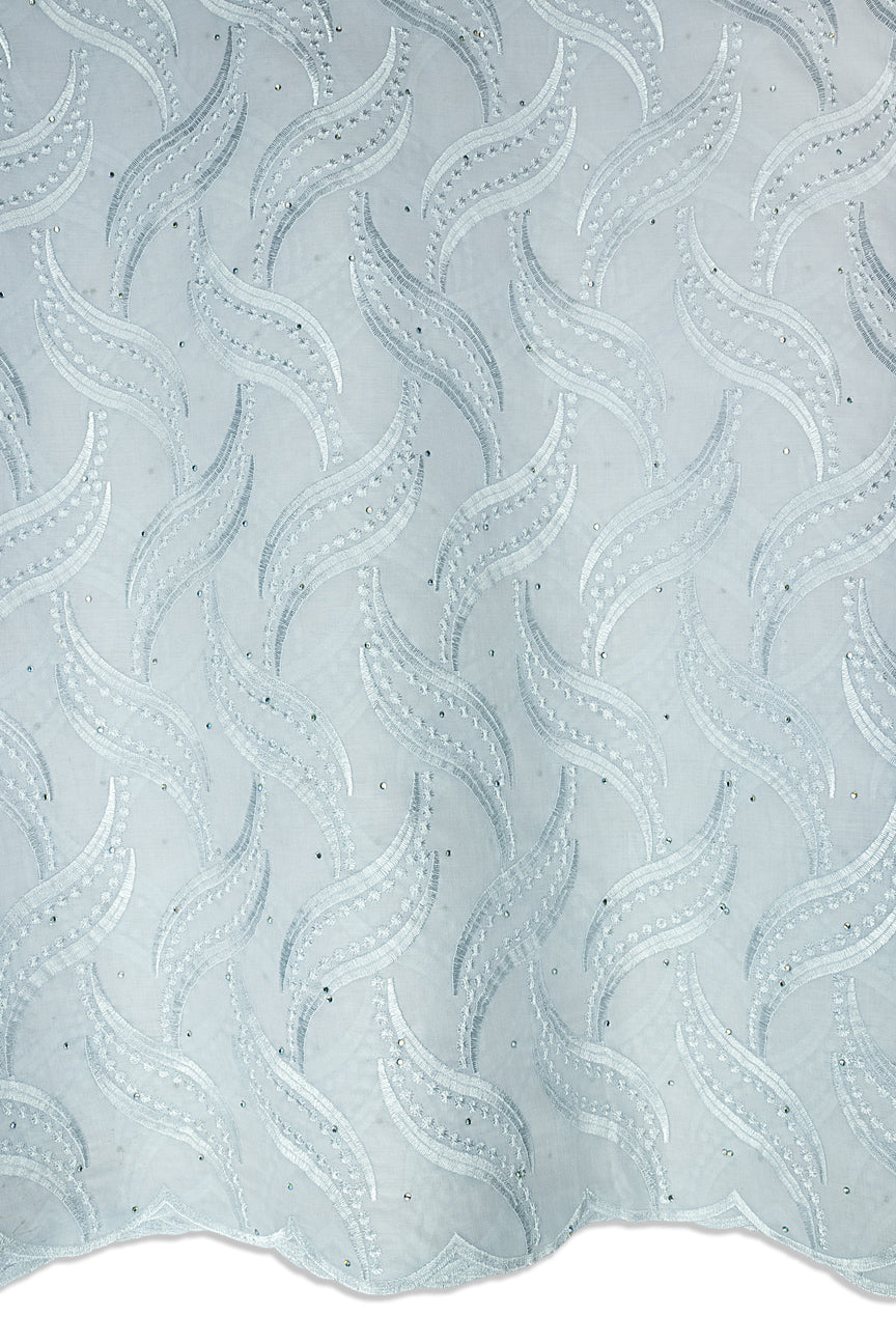 Voile Lace in White - VL655