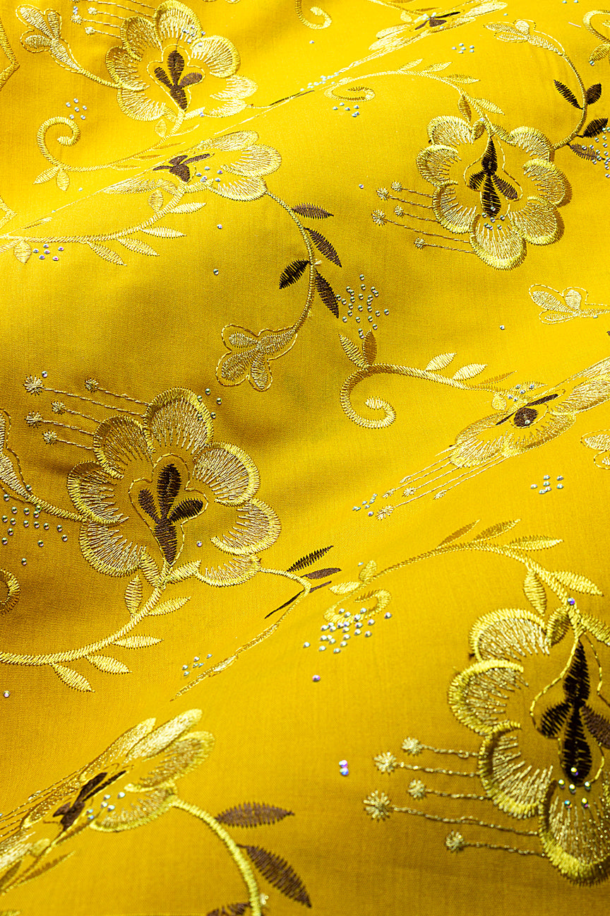 Voile Lace in Wine Gold - VL705