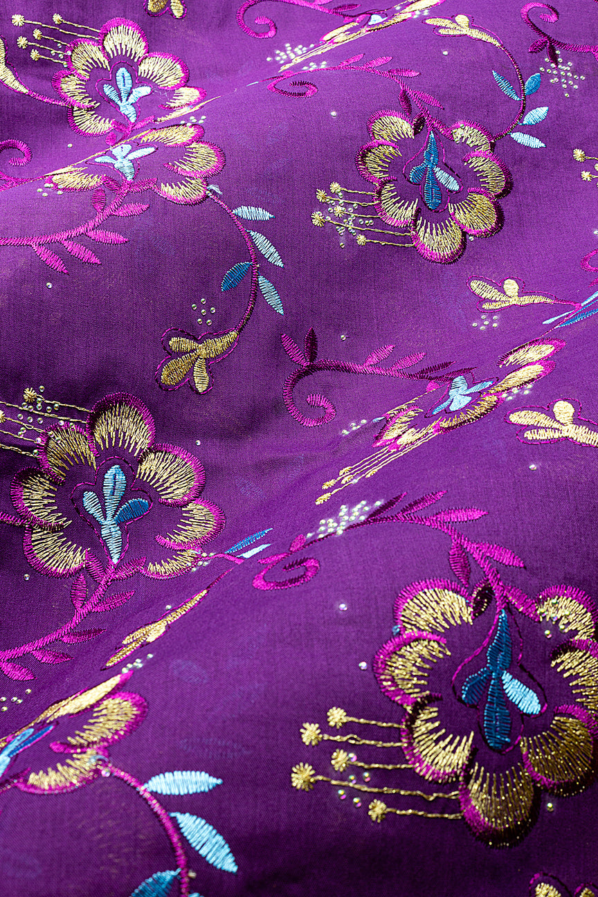 Voile Lace in Purple - VL707